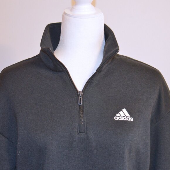 Adidas 3/4 Zip Sweatshirt - Size M - Picture 4 of 7